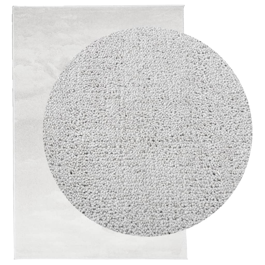 Teppich OVIEDO Kurzflor Anthrazit 120x120 cm