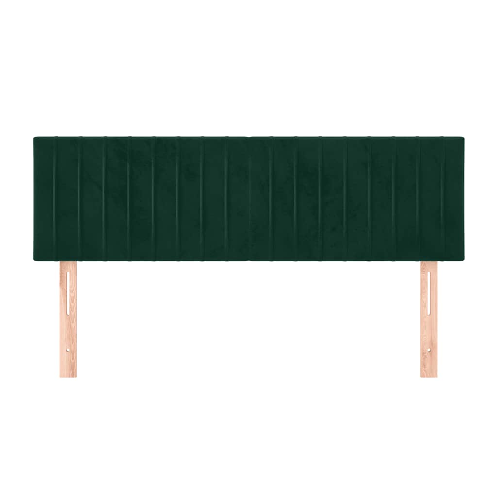 Kopfteil Hellgrau 80x5x118/128 cm Samt