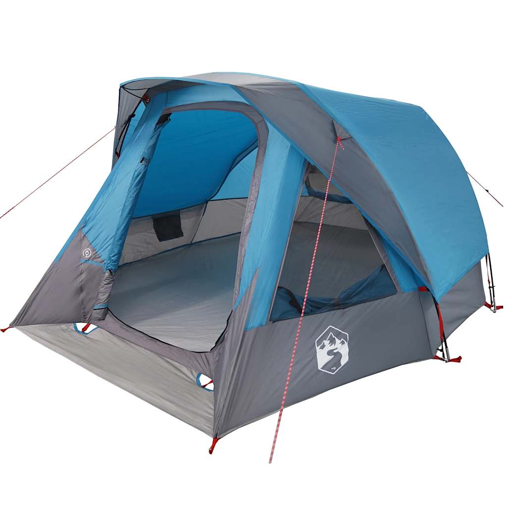 Campingzelt 4 Personen Grün Wasserdicht