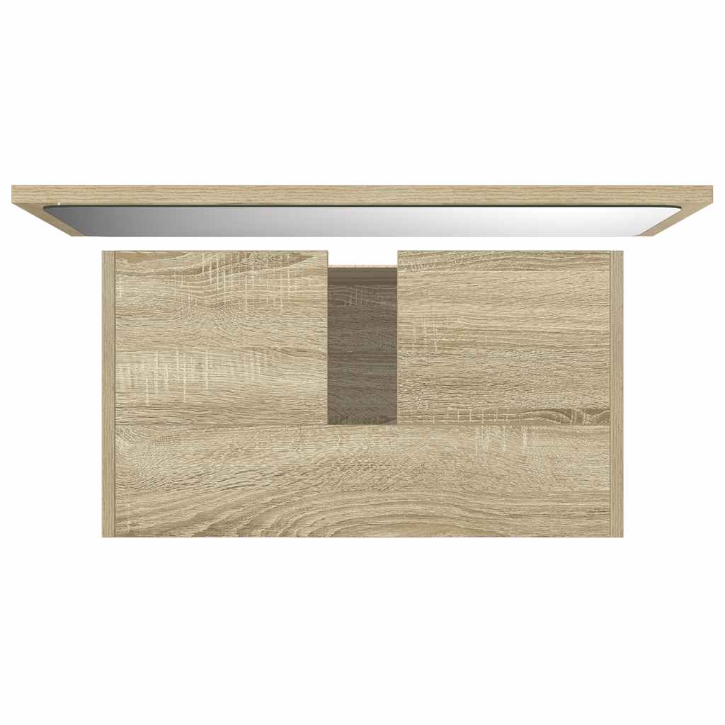 Badmöbel-Set Weiß Holzwerkstoff