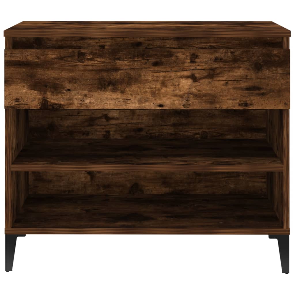 Schuhregal Weiß 70x36x60 cm Holzwerkstoff