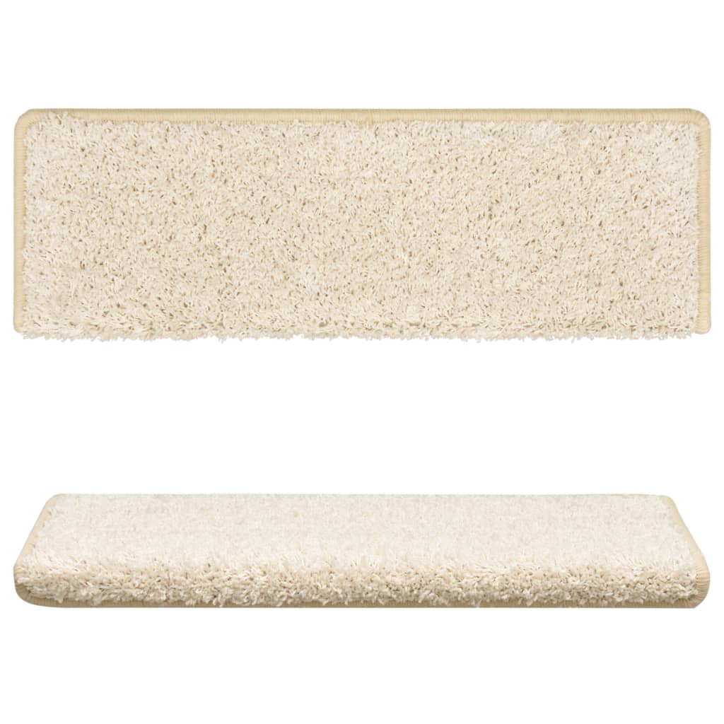 Stufenmatten 15 Stk. 65x21x4 cm Grau Rechteckiger Rand