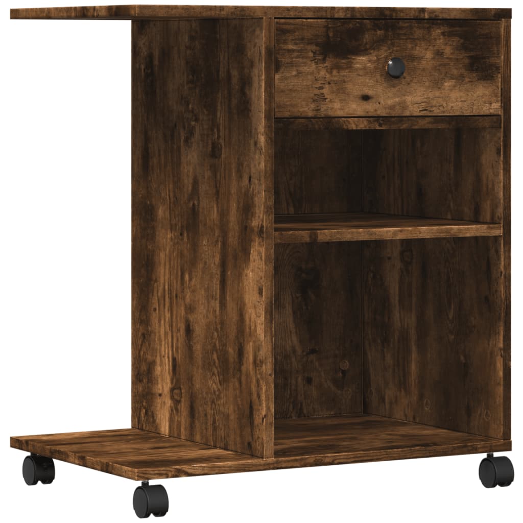 Druckerständer Uni Altholz 60 x 40 x 68.5 cm Holzwerkstoff