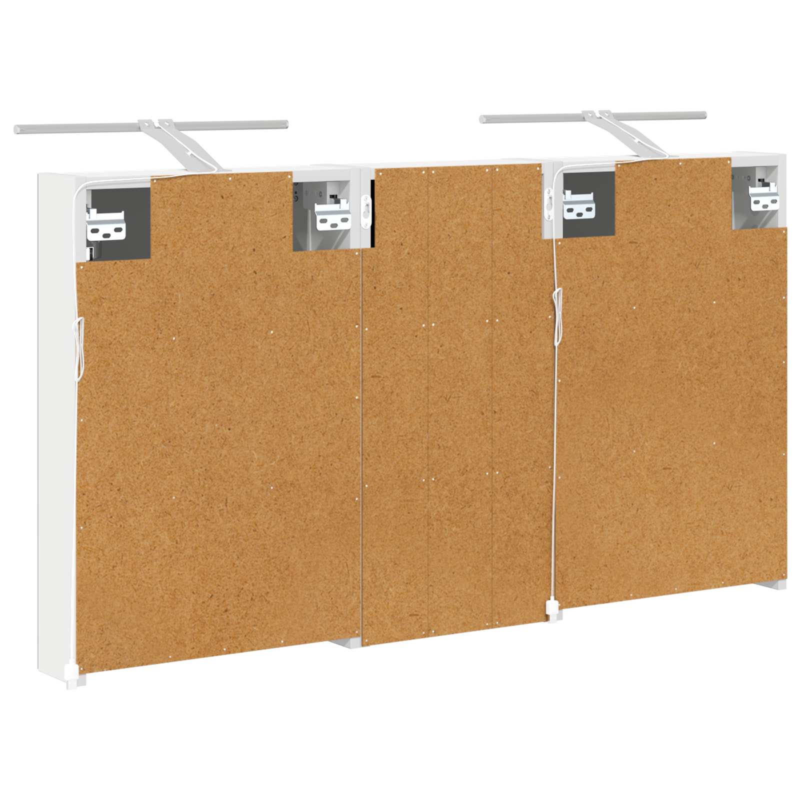 Badezimmerschrank-Set 3 pcs 80 x 10,5 x 50 cm Holzwerkstoff