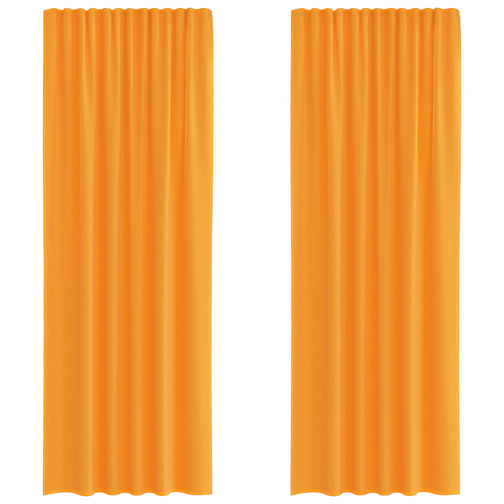 Voile Vorhänge mit Ösen 2 Stk. Apfelgrün 140x140 cm