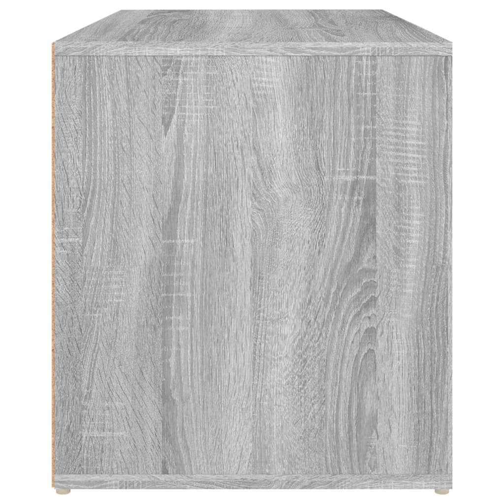 Flurbank 80x40x45 cm Weiß Holzwerkstoff