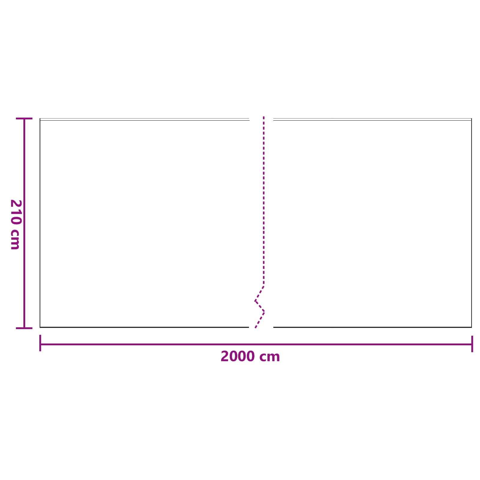 Staubschutzfolie mit Klebeband 6 pcs Transparent 30 x 3300 cm