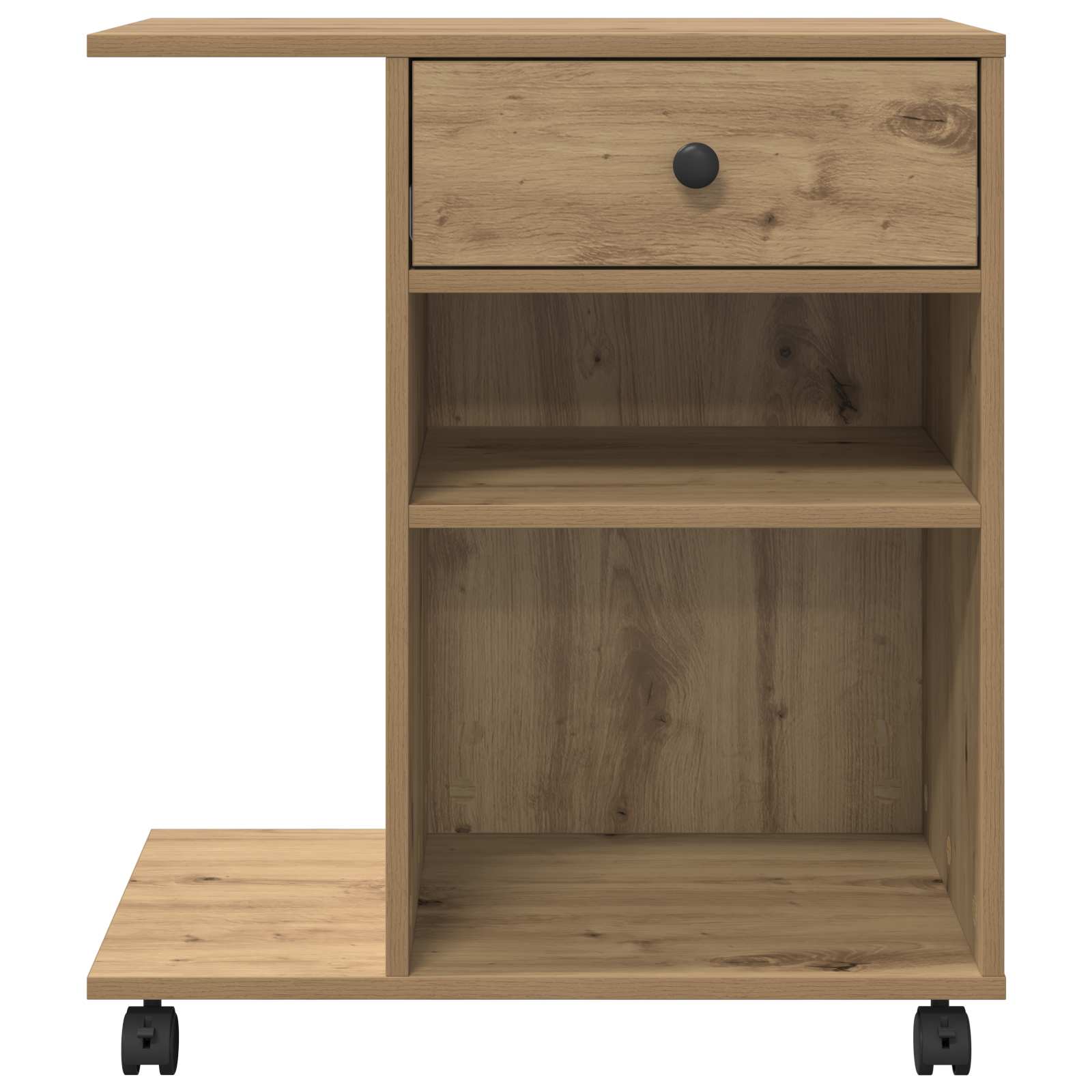 Druckerständer Uni Altholz 60 x 40 x 68.5 cm Holzwerkstoff
