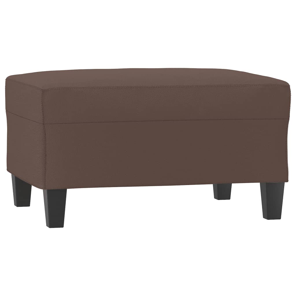 Fußhocker Schwarz 60x50x41 cm Kunstleder