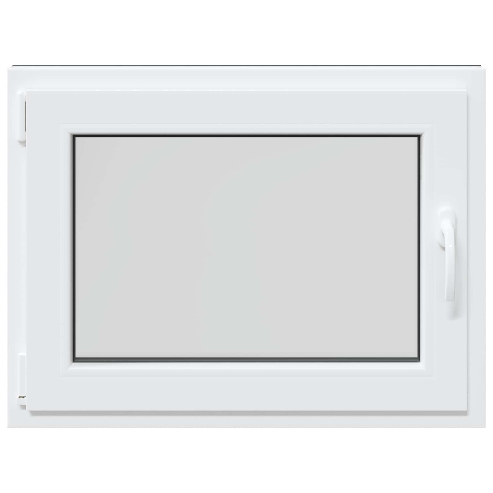 Kellerfenster RISOR 50 x 50 cm PVC und Glas Weiß