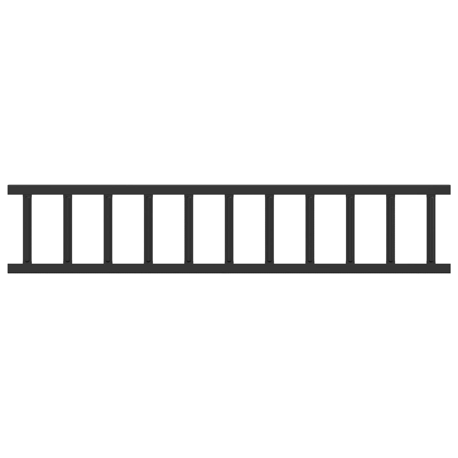 Dachschneeschild Anthrazit 100 x 2,5 x 20 cm Stahl
