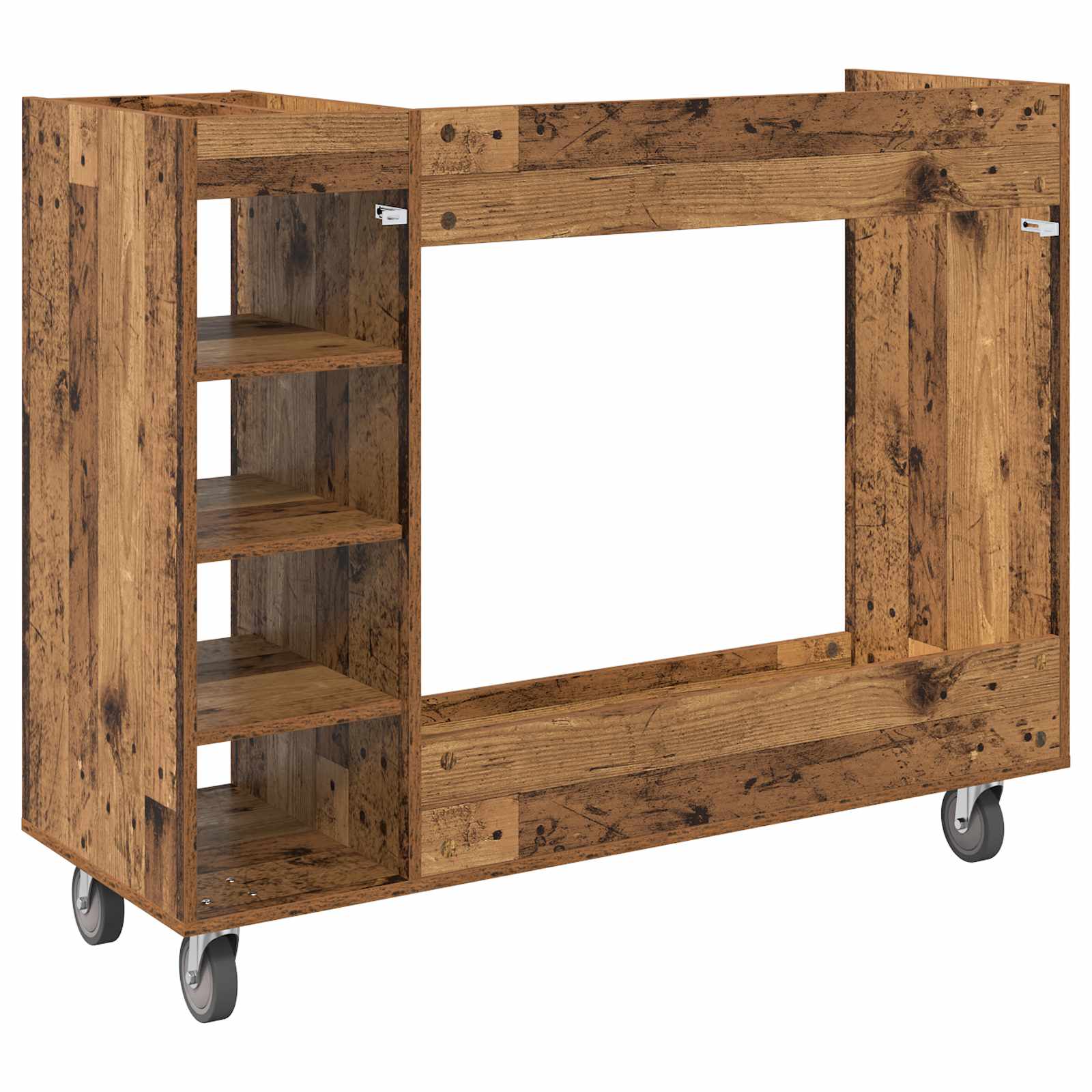 Golf Schrank Mit Rad Uni Weiß 65 x 45 x 98 cm