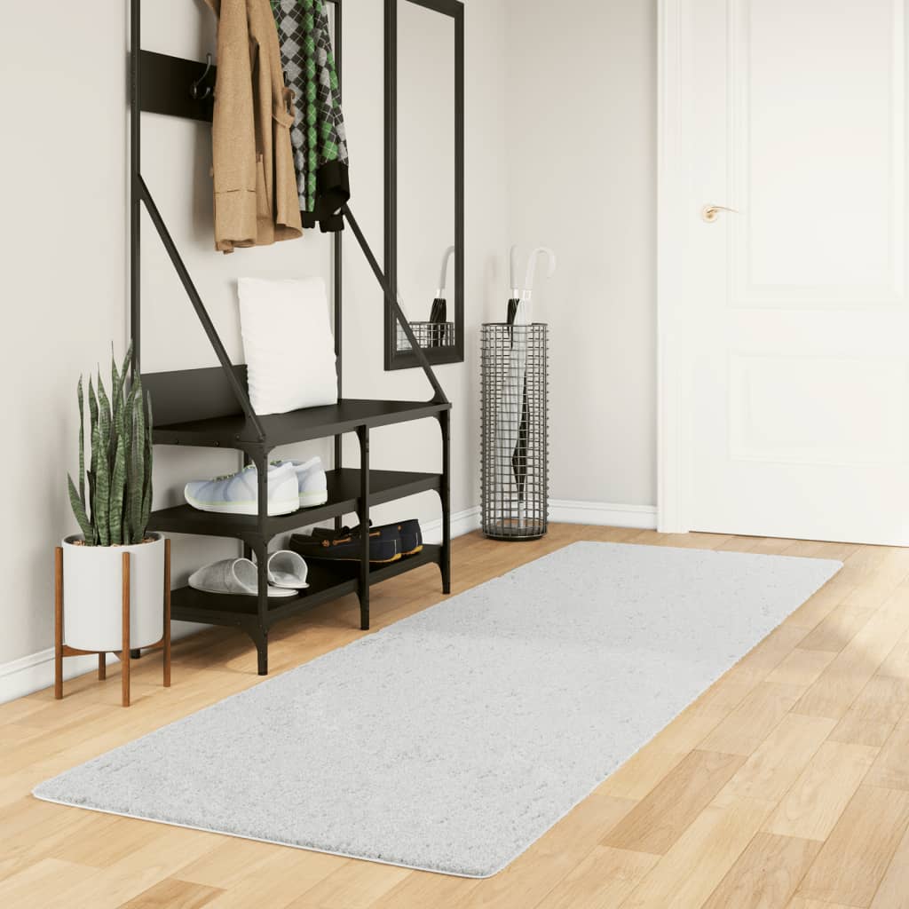 Teppich OVIEDO Kurzflor Anthrazit 120x120 cm