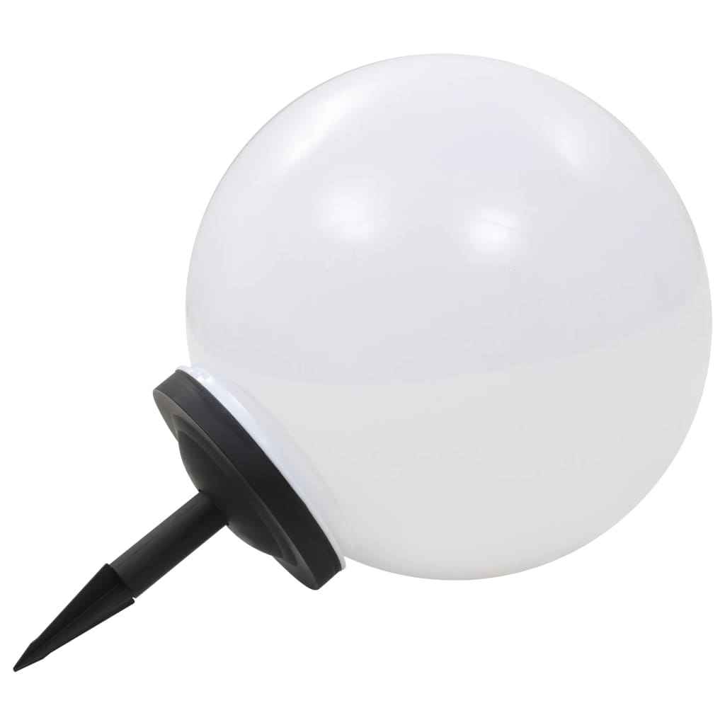 Außen-Solarlampen 4 Stk. LED Kugel 30 cm RGB