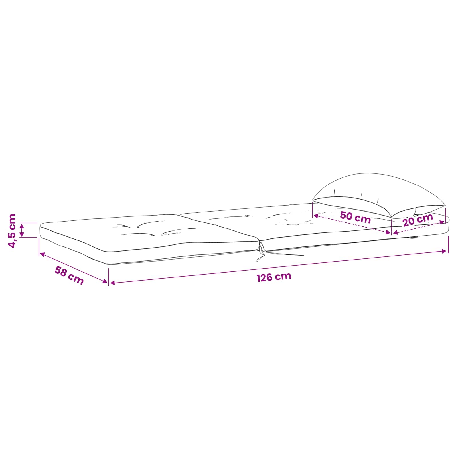Adirondack-Auflagen 2 Stk. Hellblau Oxford-Gewebe