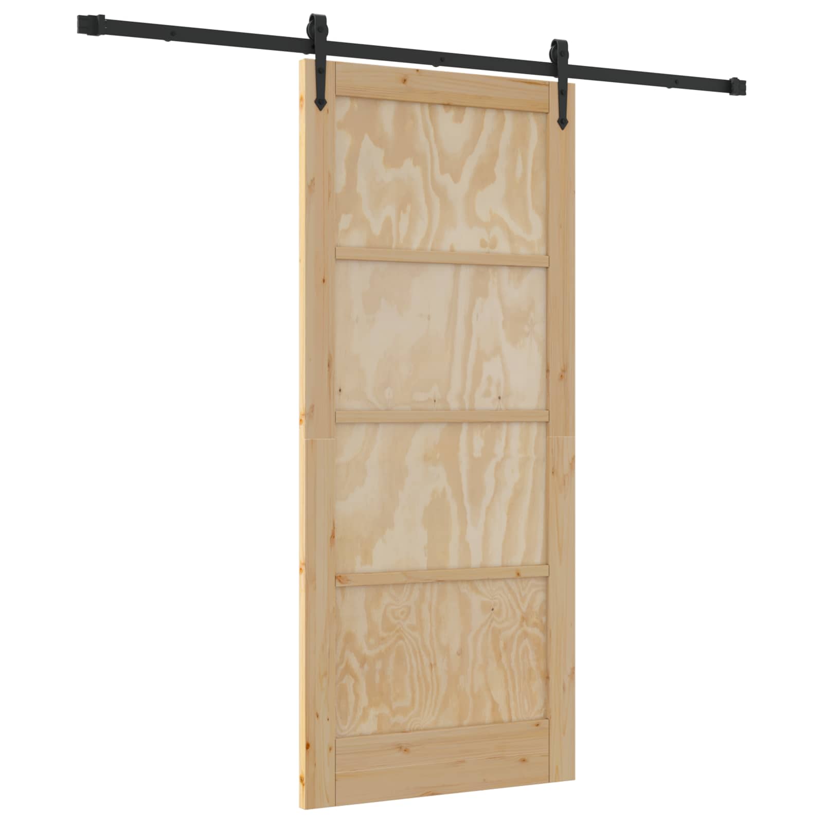 Schiebetür ORKDAL Natur 61 x 198,5 cm Massives Kiefernholz