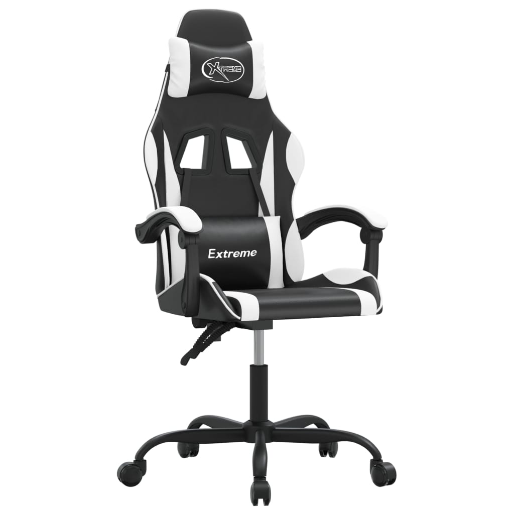 Gaming-Stuhl Schwarz und Golden Kunstleder