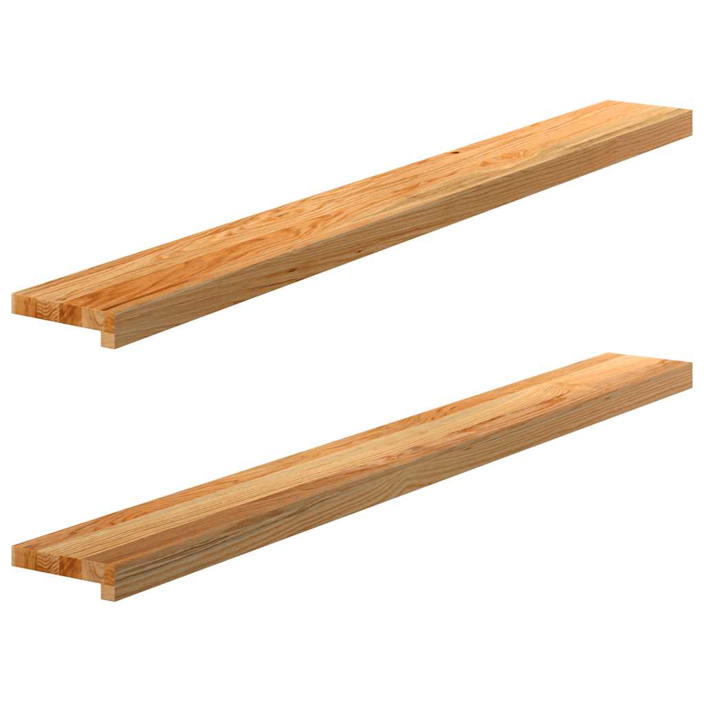 Fensterbänke 2 Stk. Unbehandelt 160x25x2 cm Massivholz Eiche