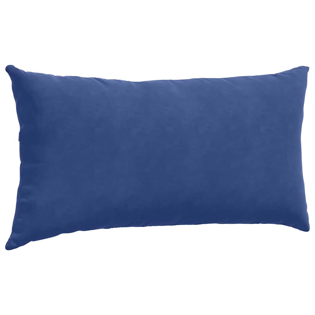 Sofakissen 2 Stück Blau 50 x 30 cm Cordstoff