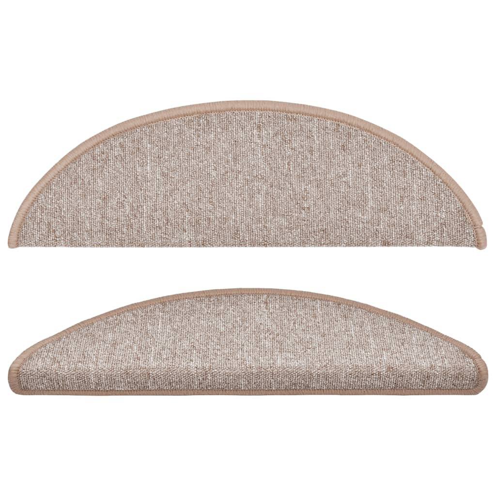 Stufenmatten 15 Stk. 56x17x3 cm Anthrazit Halbrund