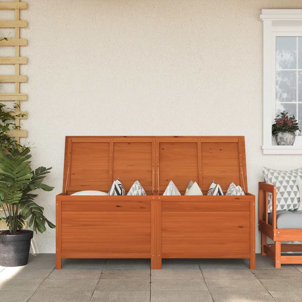 Gartentruhe 50x49x56,5 cm Massivholz Tanne