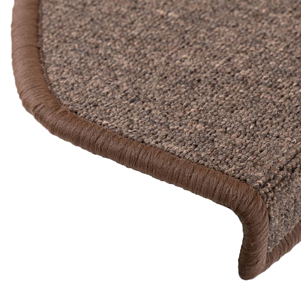 Stufenmatten 15 Stk. 56x17x3 cm Anthrazit Halbrund