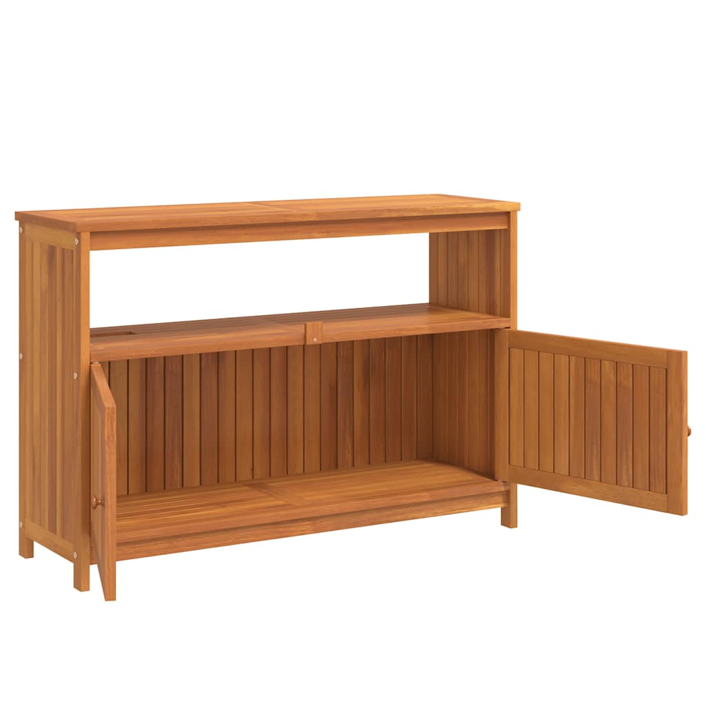 Garten-Konsolentisch 80x35x75 cm Massivholz Akazie