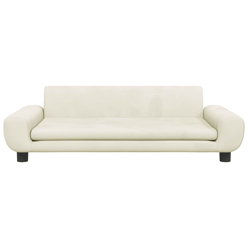 Hundebett Blau 100x54x33 cm Samt