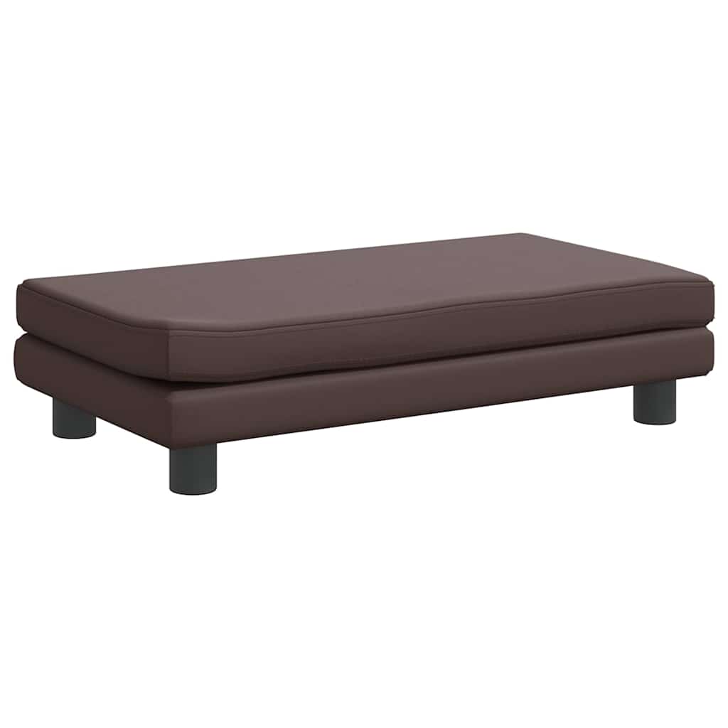 Hundebett mit Verlängerung Creme 100x50x30 cm Samt