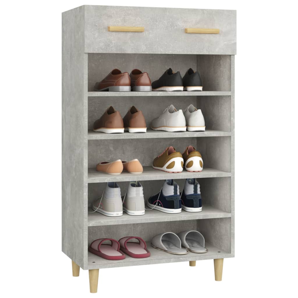 Schuhschrank mit Regal Altholz 60 x 35 x 105 cm Holzwerkstoff