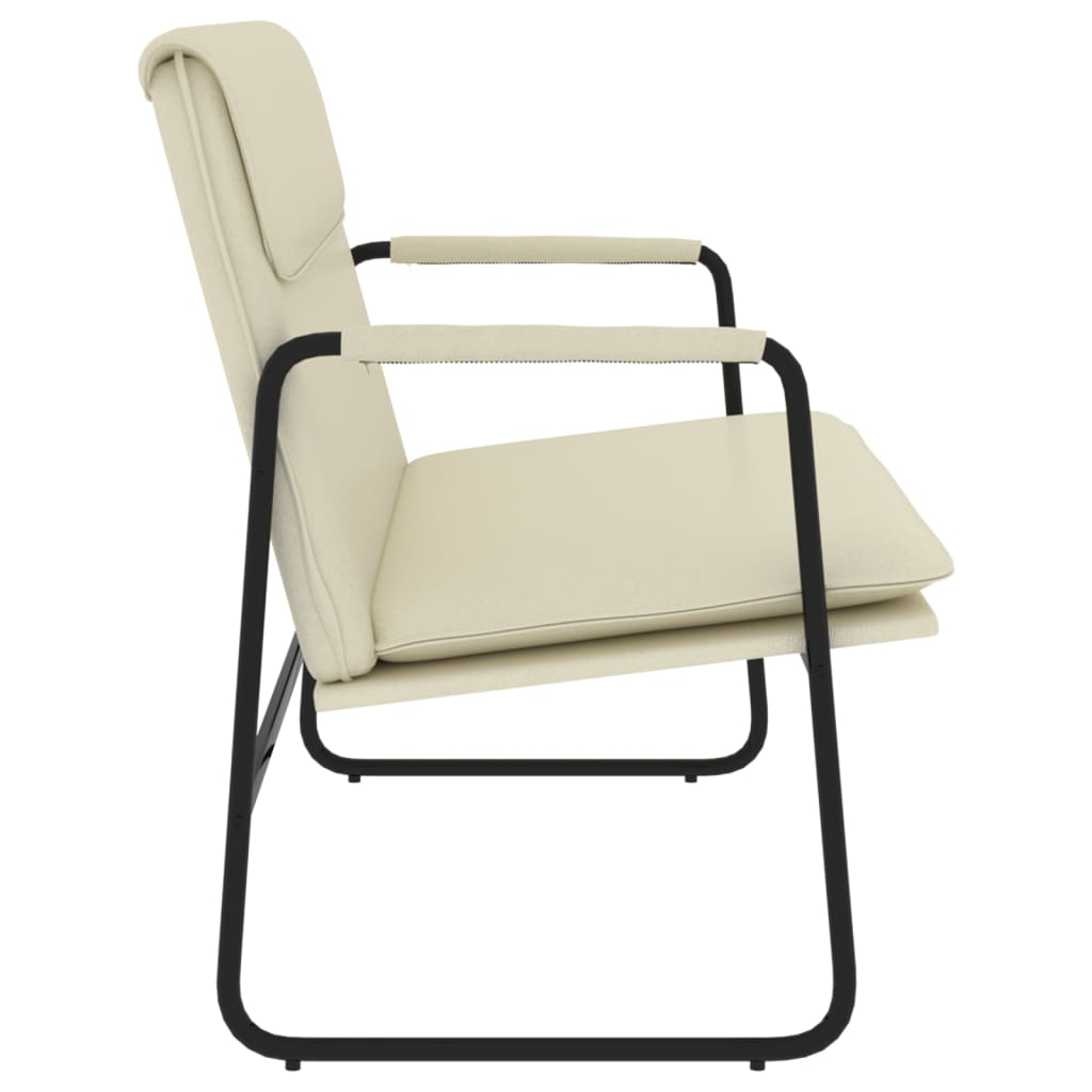 Sitzbank Grau 100x64x80 cm Kunstleder