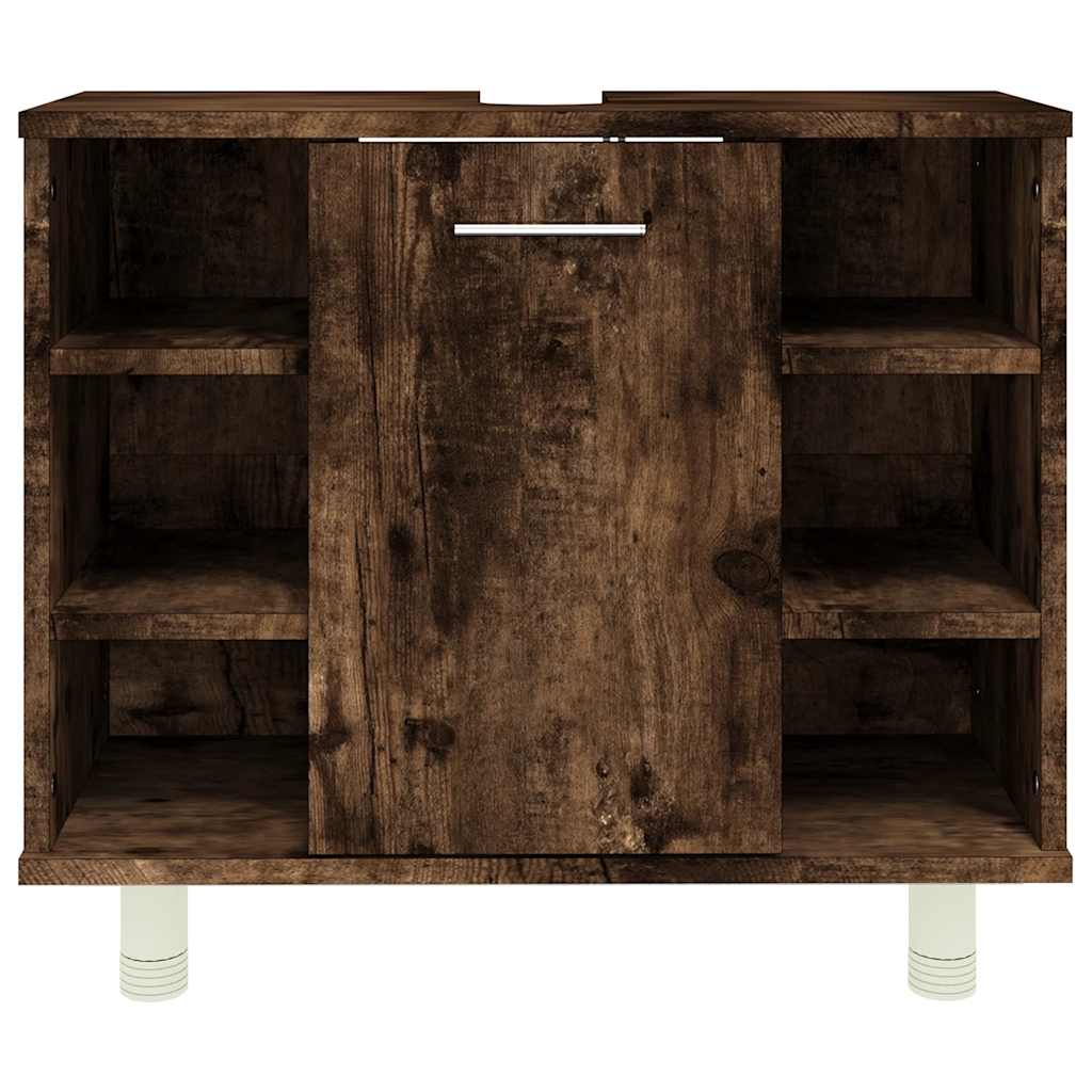 Badezimmerschrank Weiß 60x32x53,5 cm Holzwerkstoff