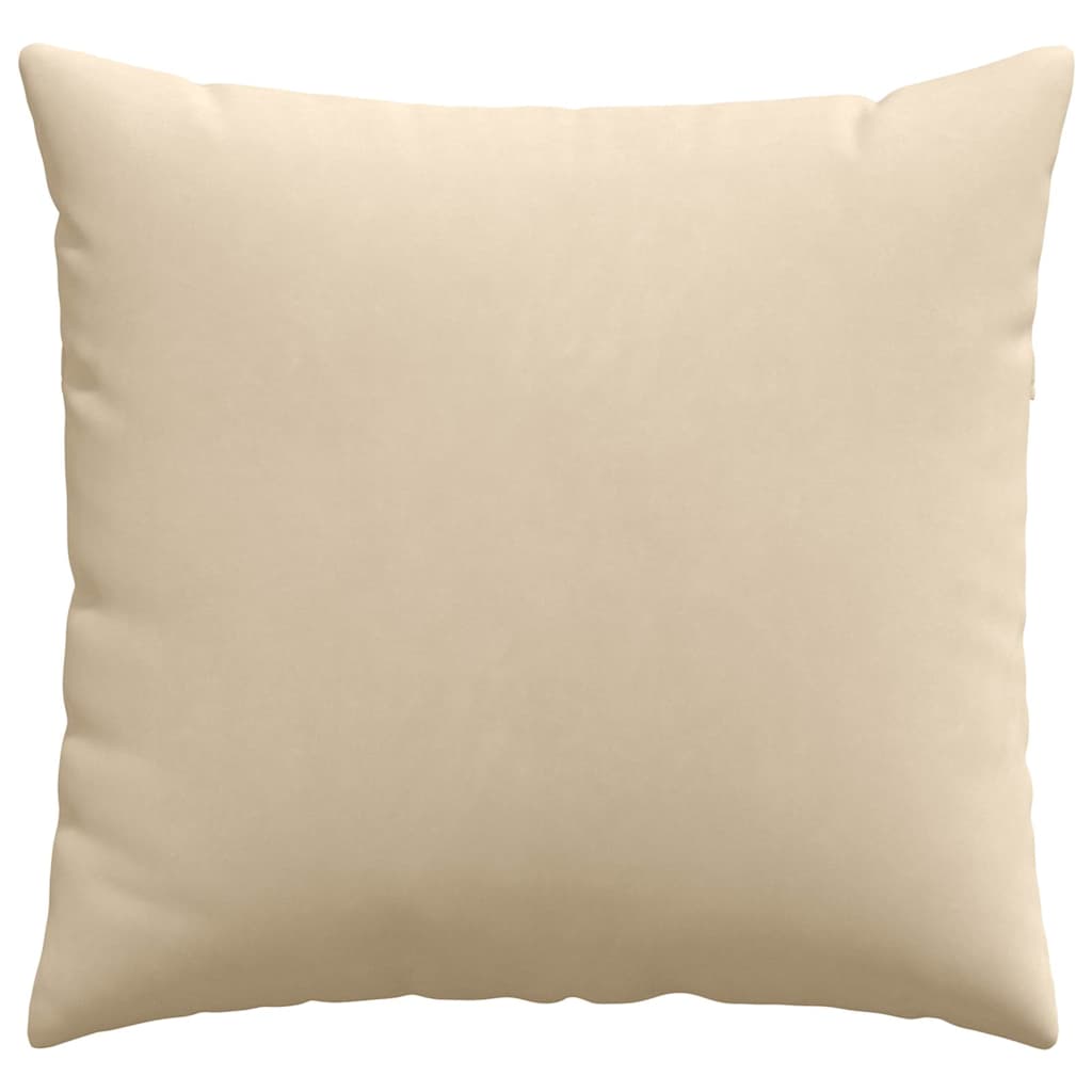 Sofakissen 2 Stück Taupe 50 x 30 cm Stoff