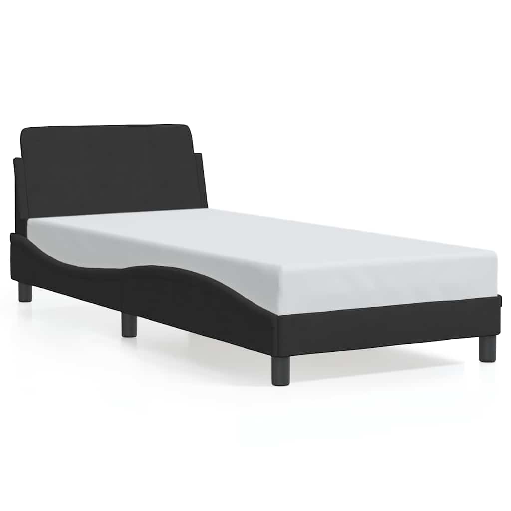 Bettgestell "Dover" Hellgrau 80x200 cm Samt
