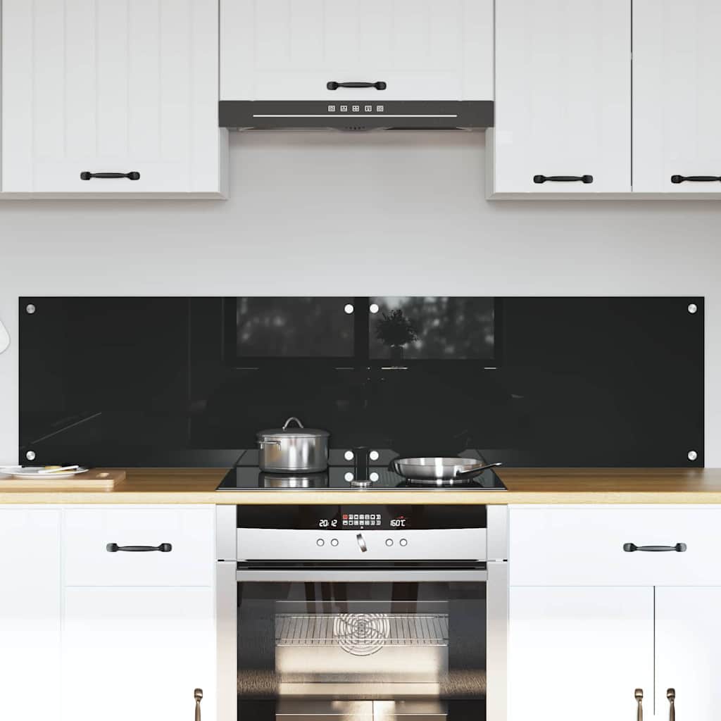 Küchenrückwand 2 pcs Weiß 70 x 40 cm Gehärtetes Glas