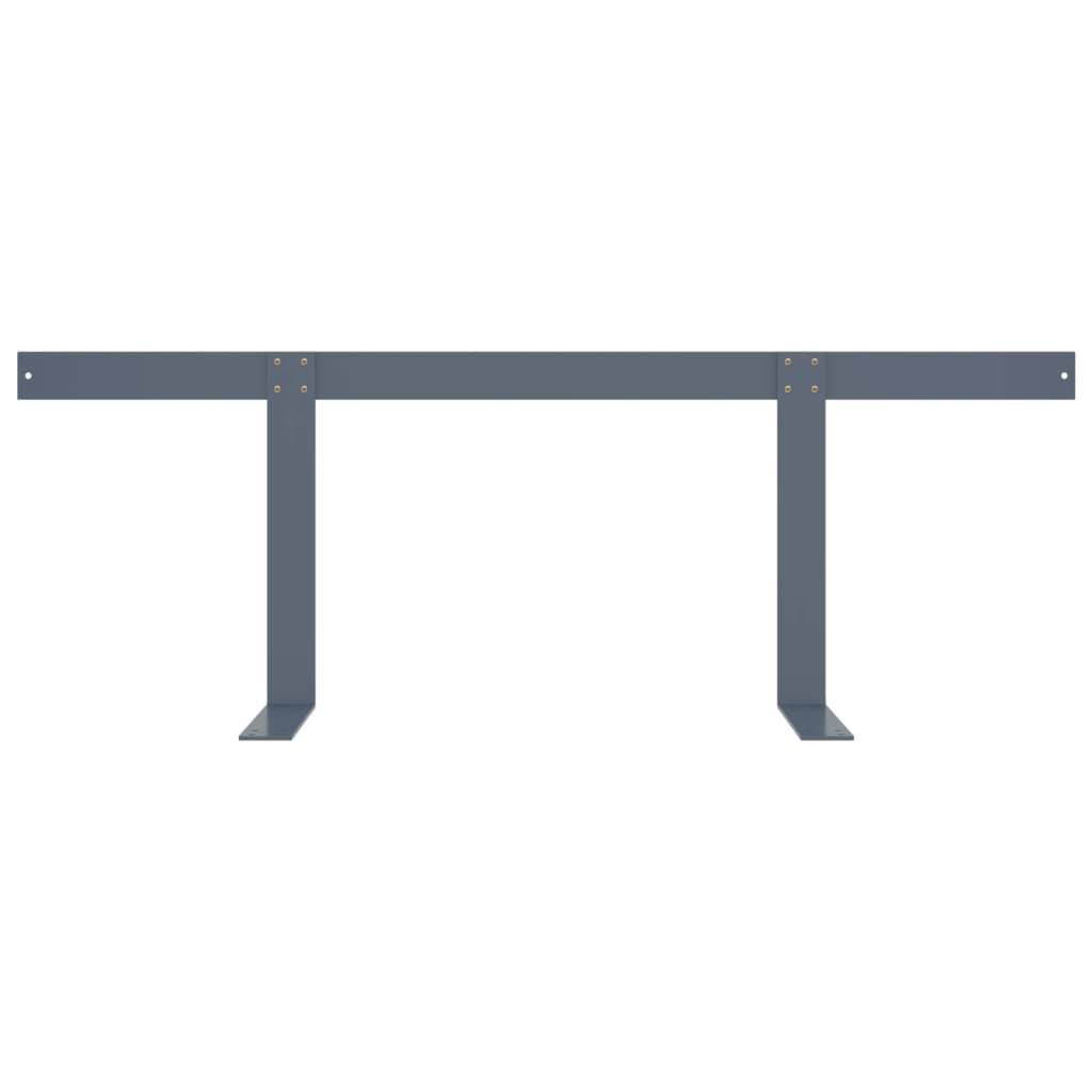 Rückenlehne für Palettensofa Weiß 110 cm Eisen