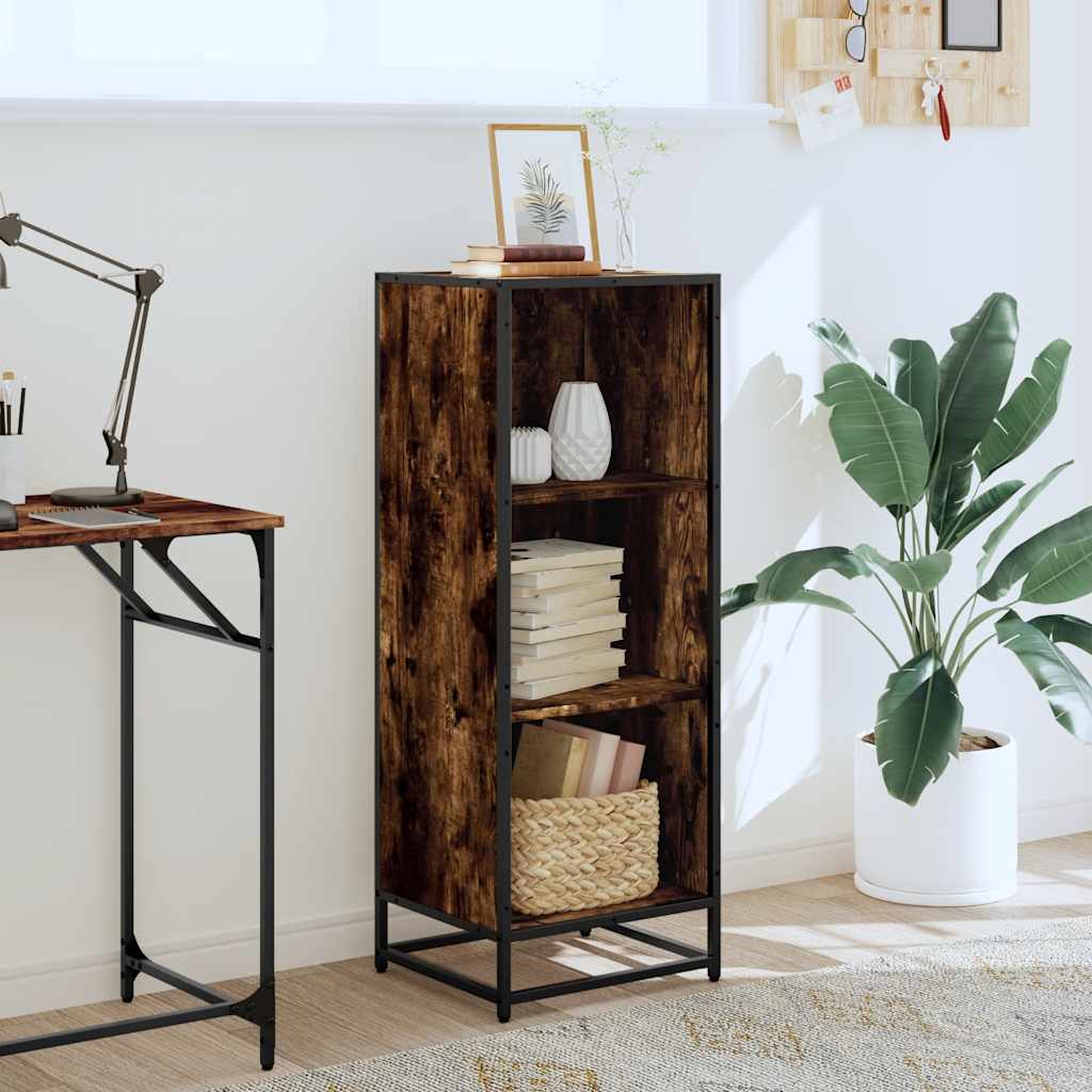 Bücherregal Schwarz 60x35x139 cm Holzwerkstoff