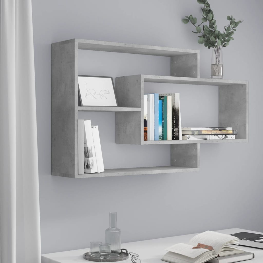 Wandregale Weiß 104x20x58,5 cm Holzwerkstoff