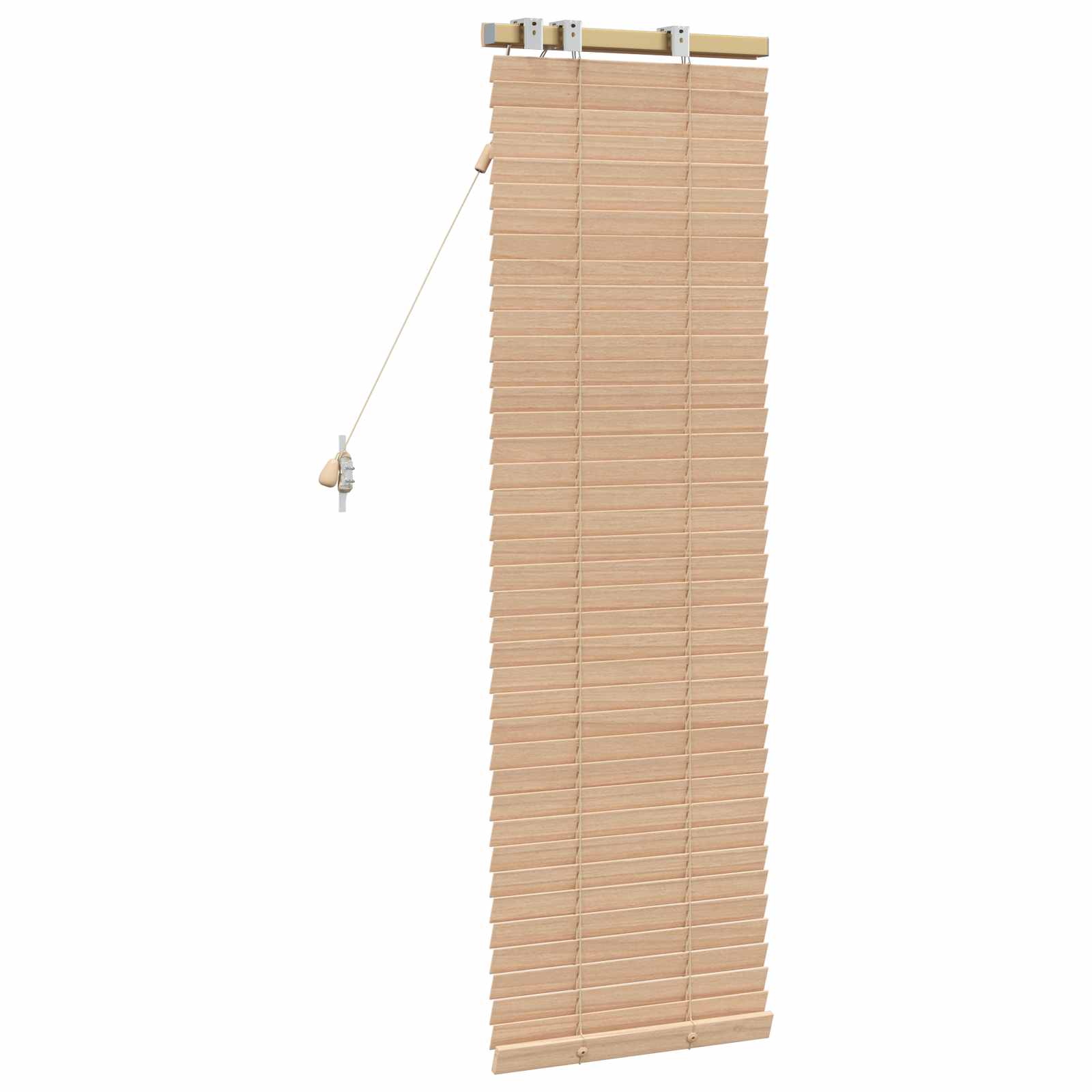 Jalousie Eichenoptik 40 x 130 cm 35 mm Massives Paulownia-Holz