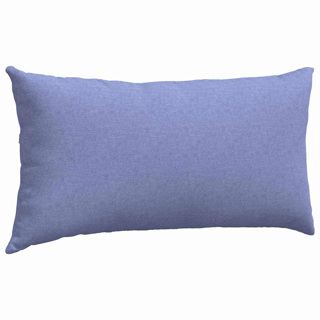 Sofakissen 2 pcs Hellgrau 50 x 30 cm Stoff