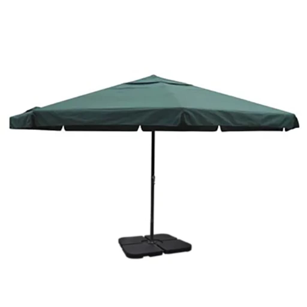Sonnenschirm Aluminium Tragbarer Sonnenschirmständer Weiß