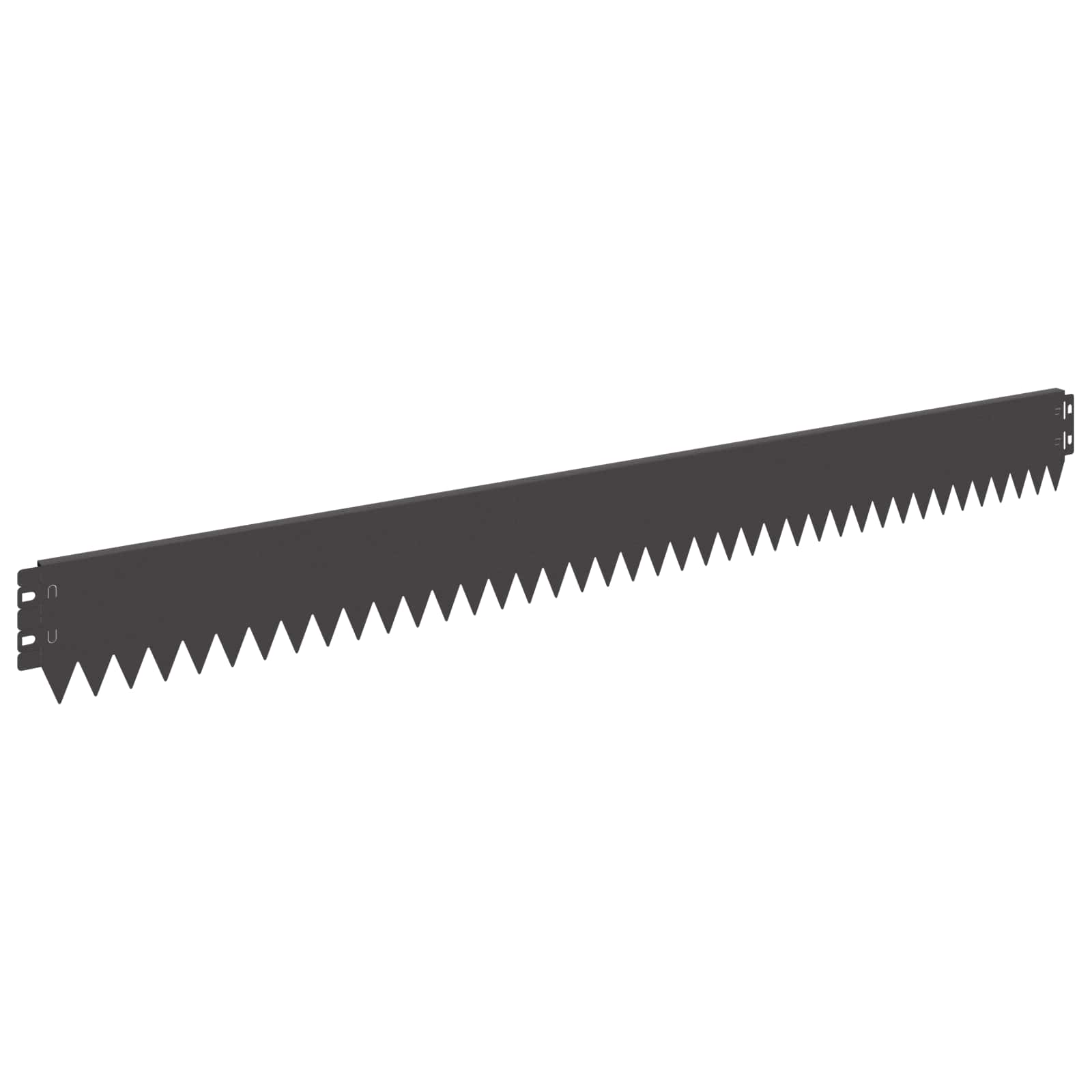 Raseneinfassung 10 pcs 103 x 10 cm Stahl Schwarz