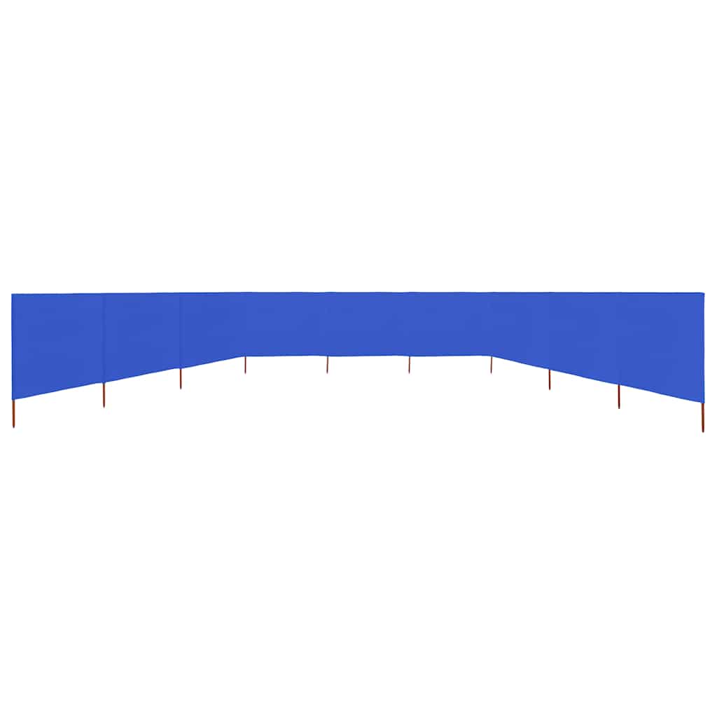 3-teiliges Windschutzgewebe 400 x 120 cm Weiß
