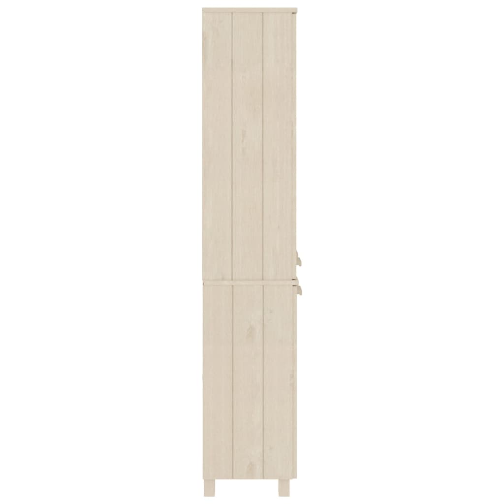 Highboard HAMAR Massivholz Kiefer Honigbraun