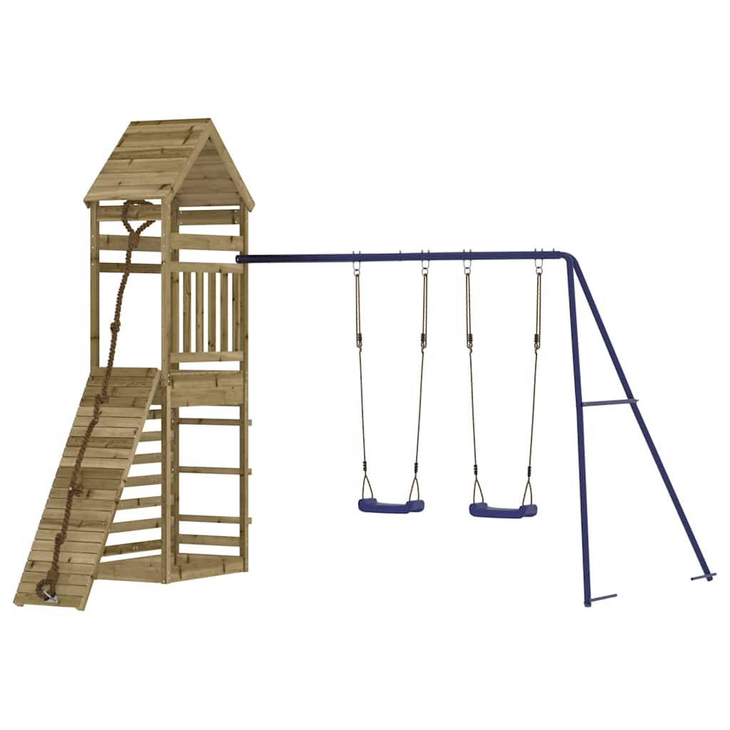 Spielturm Massivholz Kiefer