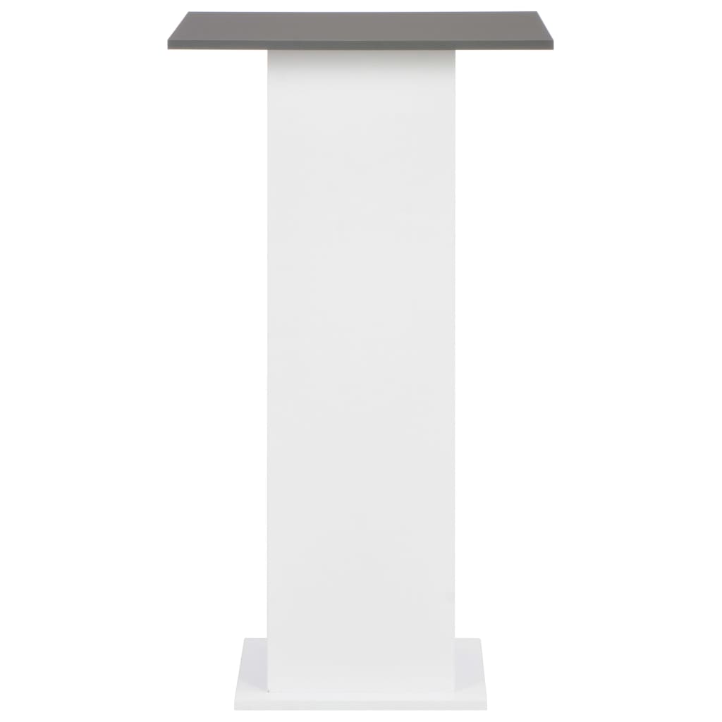 Bartisch Weiß 60x60x110 cm