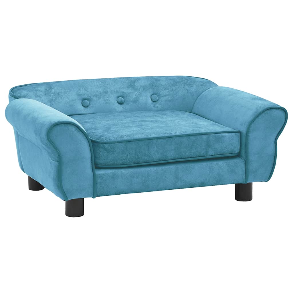 Hundesofa Dunkelgrau 72x45x30 cm Plüsch