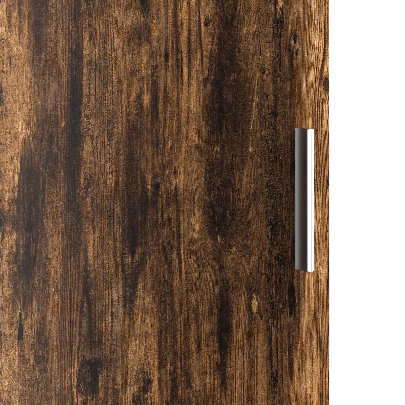 Schreibtisch 2 pcs Schwarz Eichen-Optik
