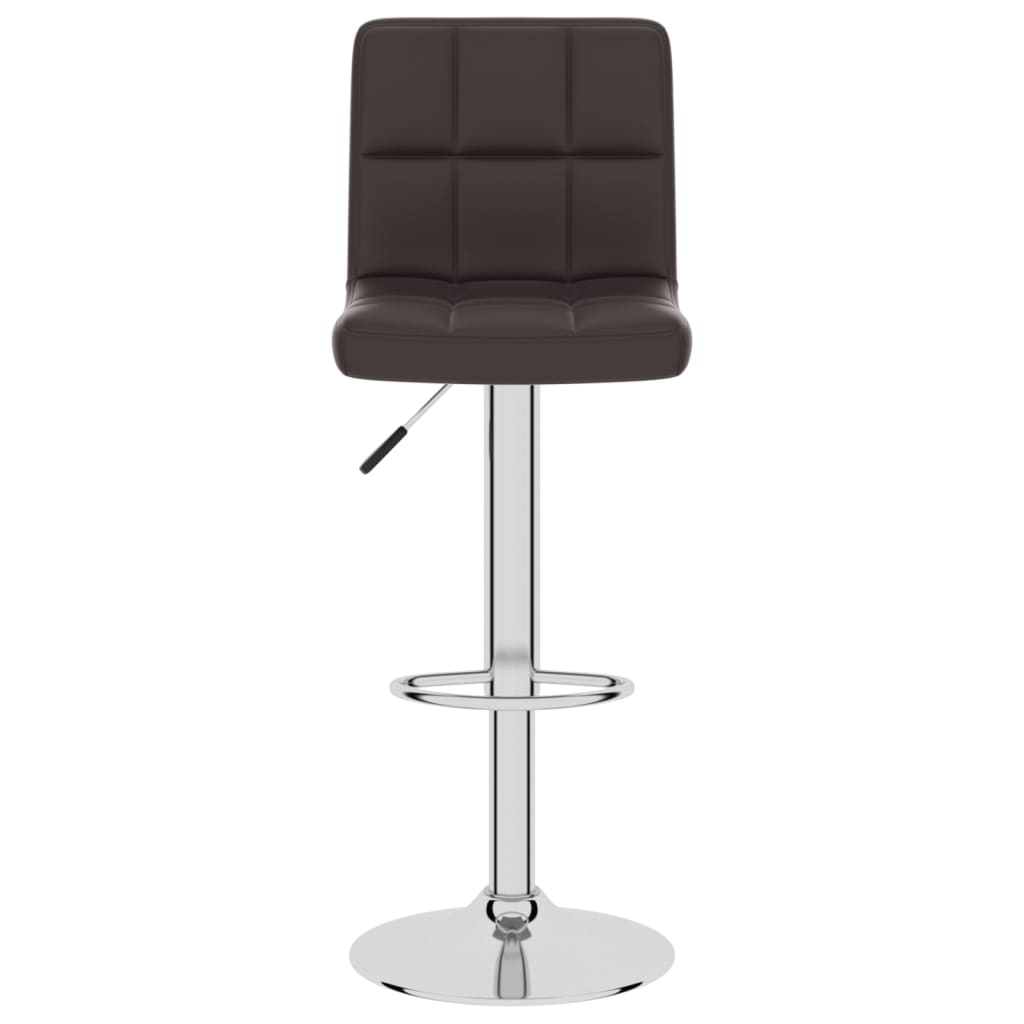 Barhocker 2 Stk. Weinrot Kunstleder
