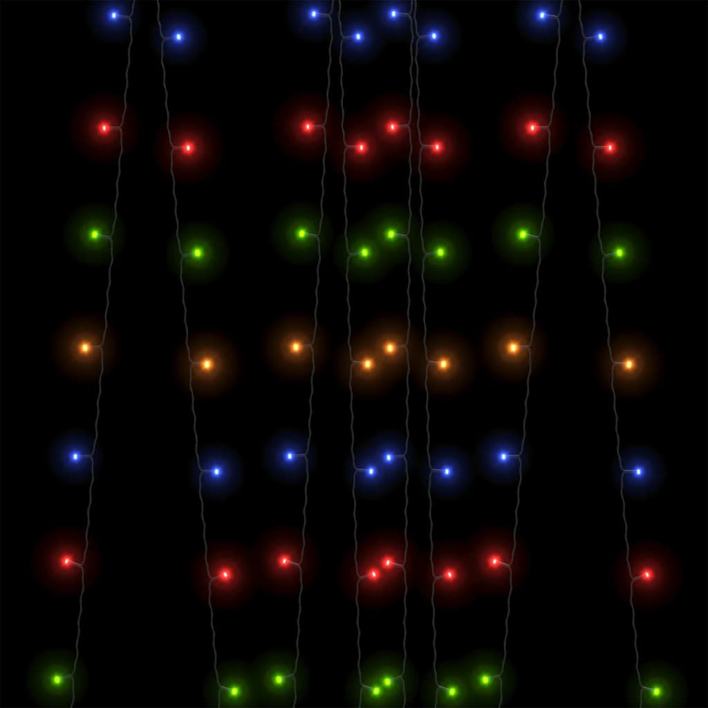 Solar-Lichterkette 2 Stk. 2x200 LED Blau Innen Außen